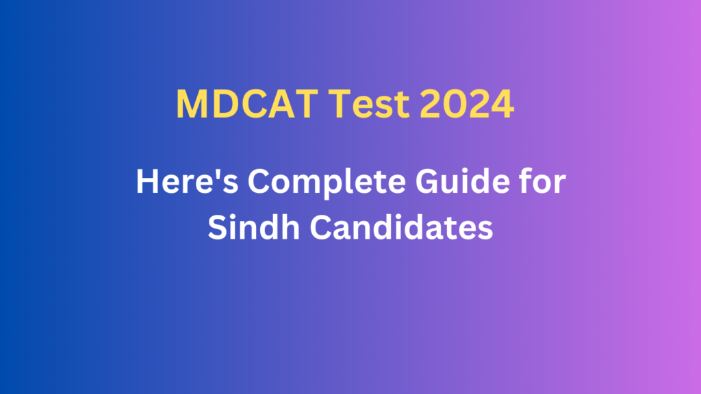 MDCAT Test 2024