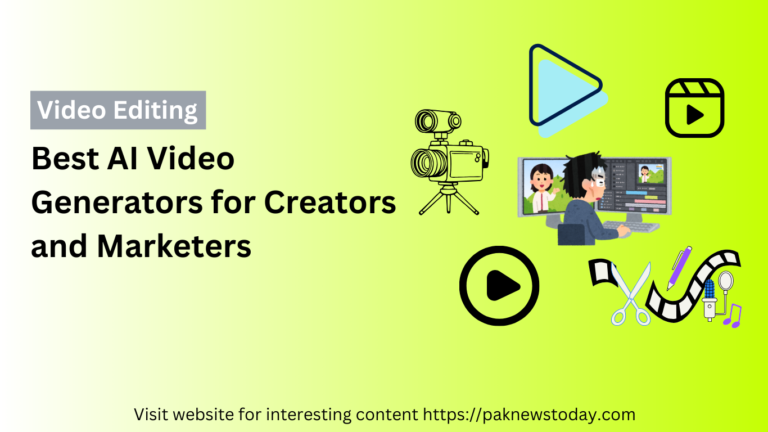 Best AI Video Generators for Creators and Marketers